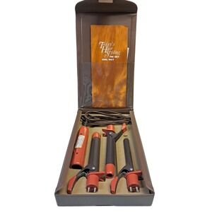 Mark III Hair Styling Iron Kit Curling Model 974 VTG In Case w-Manual Complete